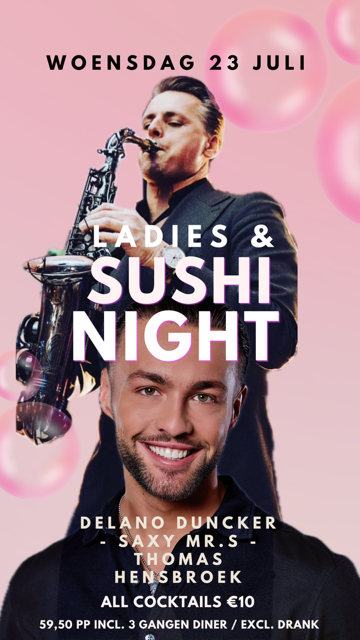 ladies en sushi night