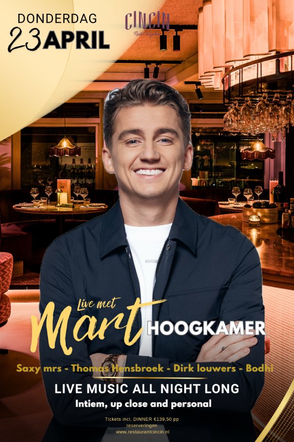 Mart Hoogkamer Donderdag 23 april 2026